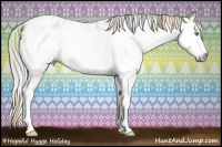 Horse Color:Gray Nacre Silver Amber Cream Champagne Roan Splash Tobiano Frame Appaloosa Rabicano 