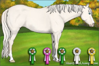 Horse Color:Cremello Dun Sabino