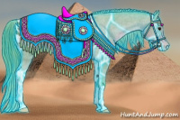 Horse Color:Thunderstruck Watercolor Bay Appaloosa