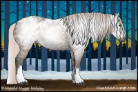 Horse Color:Gray White Spotted Silver Grullo Ice 