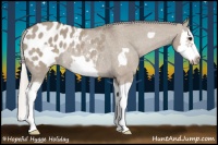 Horse Color:Silver Grullo Splash Frame Blanket Rabicano 