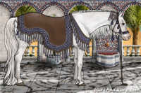 Horse Color:Silver Brown Snowcap 