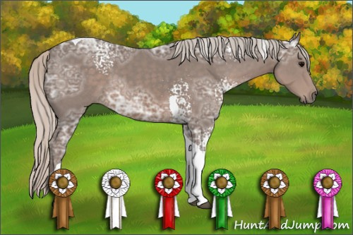 Horse Color: White Spotted Silver Black Ice Tobiano 