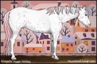 Horse Color:Watercolor Red Dun Tobiano Near Leopard 