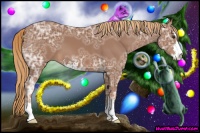 Horse Color:Chestnut Ice Sabino 