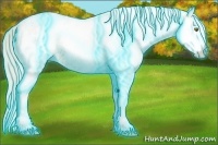 Horse Color:Thunderstruck White Spotted Silver Classic Cream Champagne 