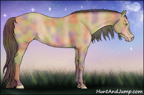 Horse Color: Nacre Amber Champagne 