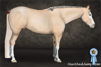 Horse Color:White Spotted Chocolate Palomino Pearl Splash 
