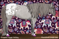 Horse Color:Grullo Roan Appaloosa