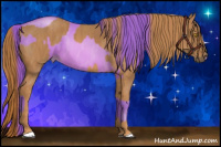Horse Color:Watercolor Bay Pearl  Brindle