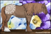 Horse Color:Liver Red Dun 