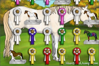 Horse Color:Smoky Black Ice Pearl Splash Tobiano 