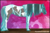 Horse Color:Thunderstruck Grullo Tobiano 
