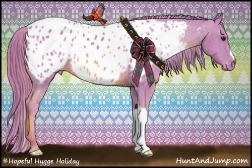 Horse Color: Watercolor Chestnut Blanket 