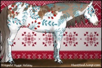 Horse Color:Buckskin Splash Frame Blanket