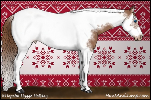 Horse Color: Chestnut Splash Tobiano Frame Blanket 