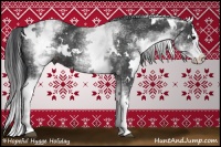 Horse Color:White Spotted Black Splash 