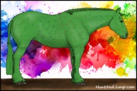 Horse Color:Watercolor Black 