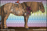 Horse Color:Black Splash Frame  Brindle