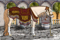 Horse Color:Gold Champagne Dun Splash 