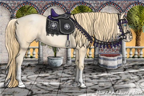 Horse Color: White Spotted Buckskin Roan Pearl Rabicano 