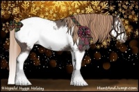 Horse Color:Liver Chestnut Splash Frame Snowcap 