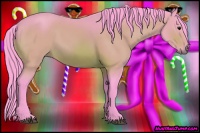 Horse Color:Watercolor Bay Rabicano 