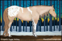 Horse Color:Bay Pearl Tobiano Blanket Rabicano 