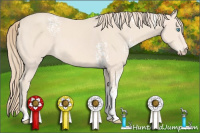 Horse Color:White Spotted Perlino Sabino
