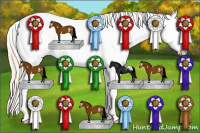 Horse Color:White Spotted Perlino Dun Varnish 