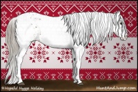Horse Color:White Spotted Chocolate Palomino