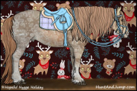 Horse Color:Liver Chestnut Ice Sabino Rabicano 