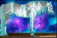 Horse Color:Gray Thunderstruck Silver Blue Roan