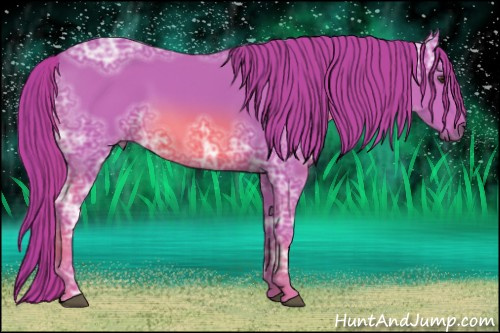 Horse Color: Watercolor Chestnut Ice 