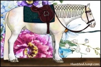 Horse Color:Nacre White Spotted Gold Cream Champagne Roan 