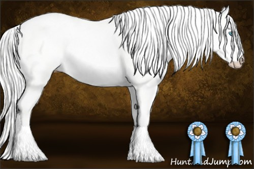 Horse Color: Cremello Dun Tobiano 