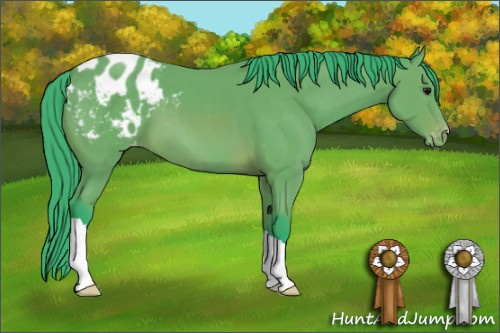 Horse Color: Watercolor Bay Blanket 