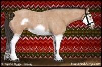 Horse Color:Bay Roan Splash Frame 