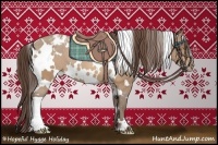 Horse Color:White Spotted Sable Champagne Appaloosa 