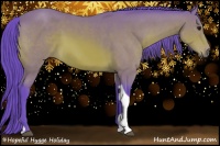 Horse Color:Watercolor Bay Tobiano 