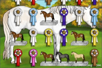Horse Color:White Spotted Perlino Dun 