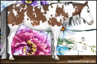 Horse Color:White Spotted Bay Splash 
