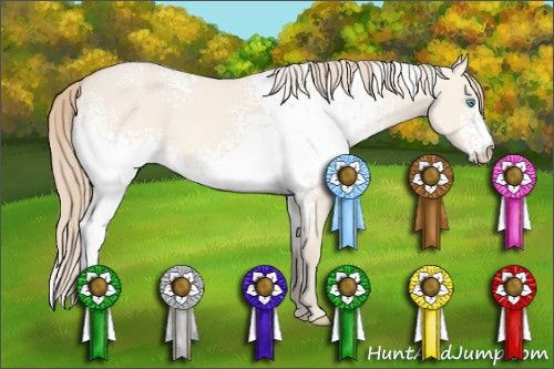 Horse Color: White Spotted Perlino Dun 