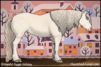 Horse Color:Perlino 