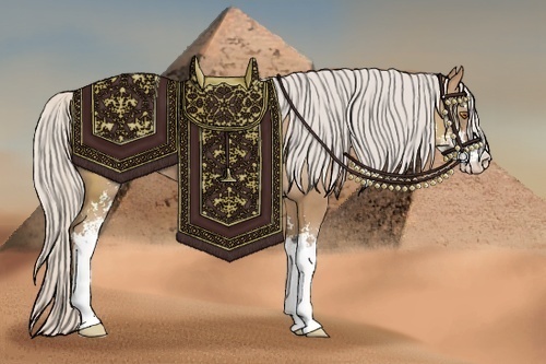 Horse Color: Silver Black Pearl Sabino 