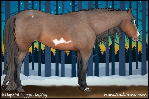 Horse Color: Bay Frame Blanket 