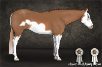 Horse Color:Chestnut Splash Frame