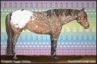 Horse Color:Buckskin Roan Snowcap 