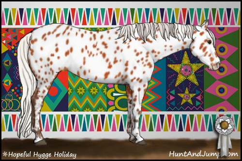 Horse Color: Silver Bay Near Leopard 