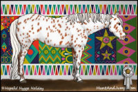 Horse Color:Silver Bay Near Leopard 